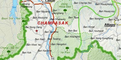 Ramani ya champasak laos