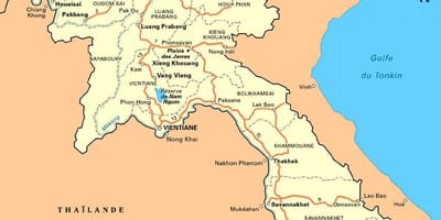 Ramani ya kusini laos