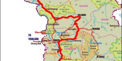 Ramani ya savannakhet laos
