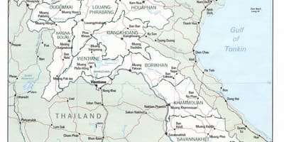 Ramani ya laos kusafiri